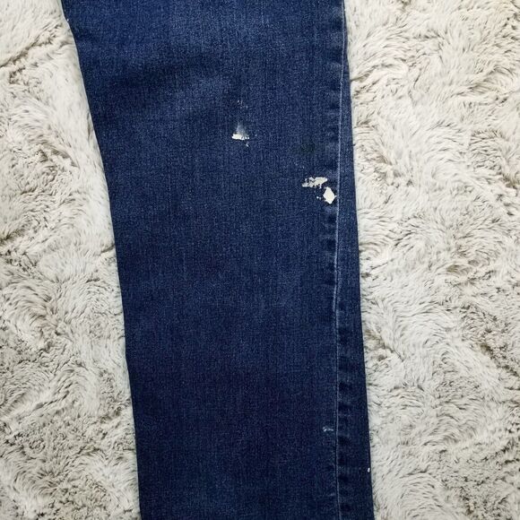 George Jeans Mens 34x30 Blue Boot Cut Dark Wash American Denim - Picture 5 of 12